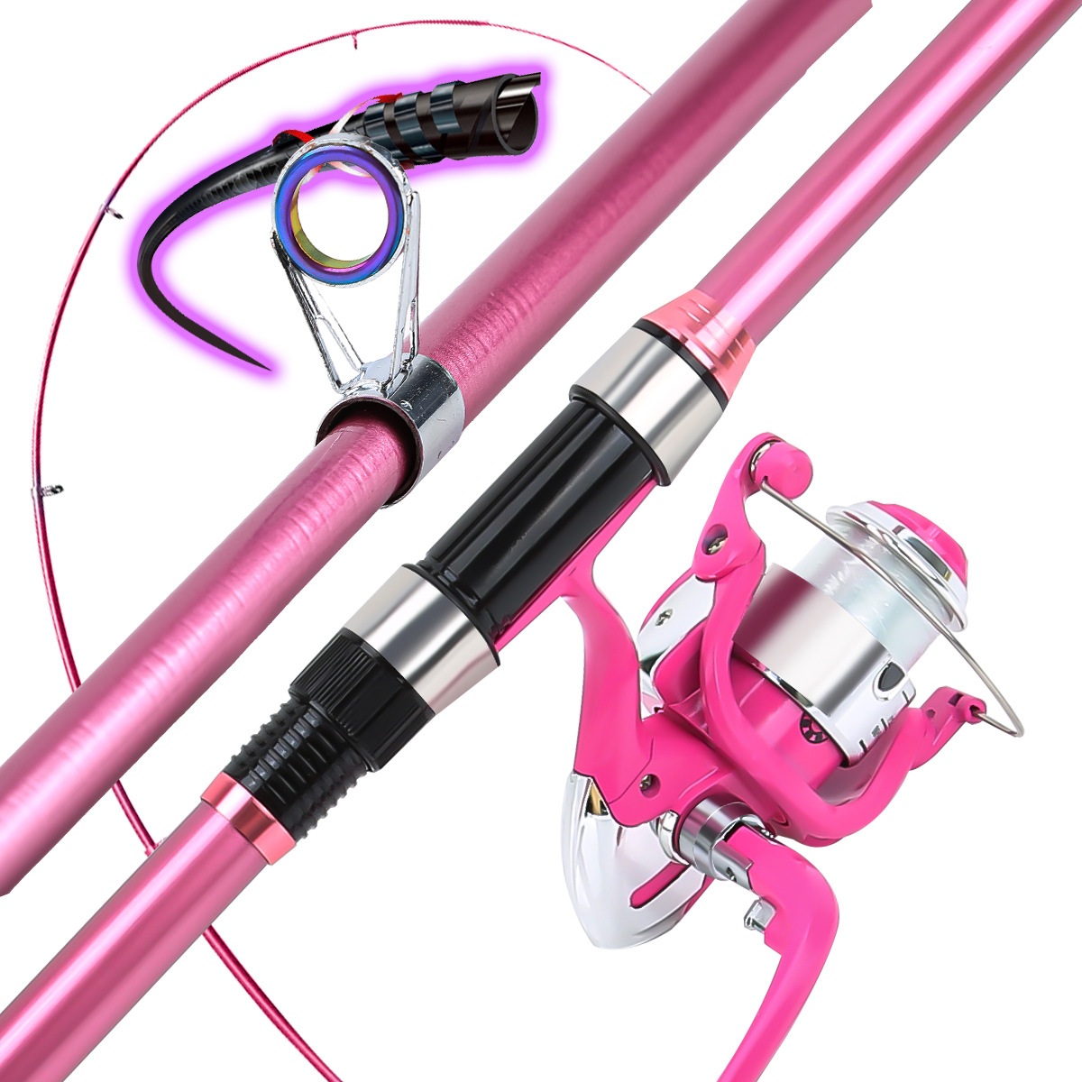 Kit complet de canne à pêche t - Fishing Rod Combo avis et prix
