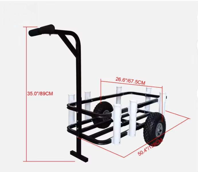 Chariot pliable de plage et de - Fishing Rod Holder avis et prix